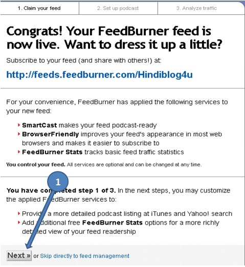 feedburner congrats